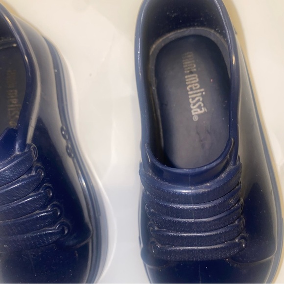 Mini Melissa Kid's Mini Be navy jelly Sneakers size 6 slip on - Picture 5 of 6